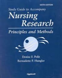 Image of Nursing Research : Principles and Methods